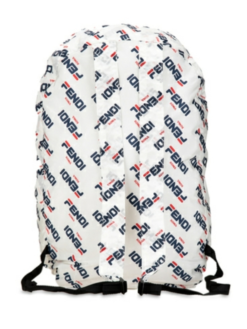 Fendi x Fila Mania White Nylon Logo Backpack